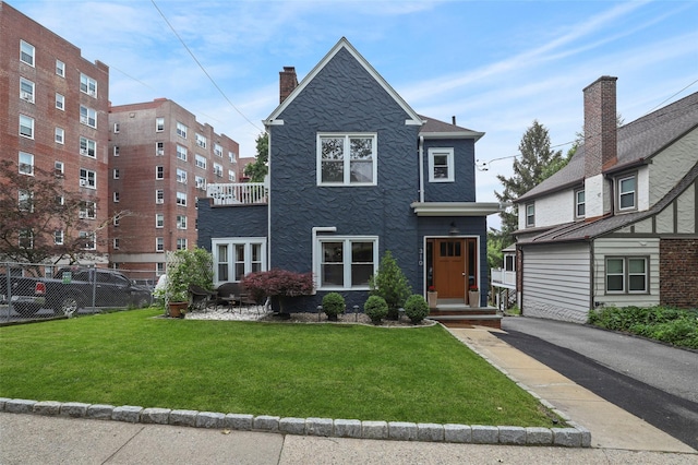 310 Collins Ave, Mount Vernon, NY 10552 - view of front of house featuring a chimney