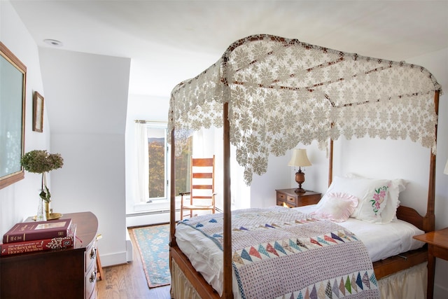 390 Erpf Rd, Arkville, NY 12406 - bedroom with light wood-type flooring and baseboard heating