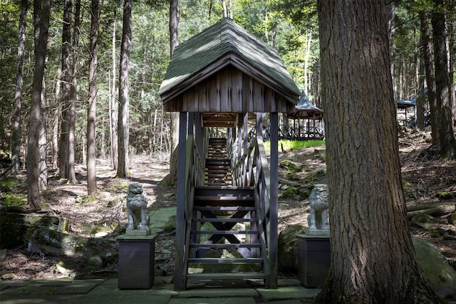 390 Erpf Rd, Arkville, NY 12406 - view of outdoor structure featuring stairway
