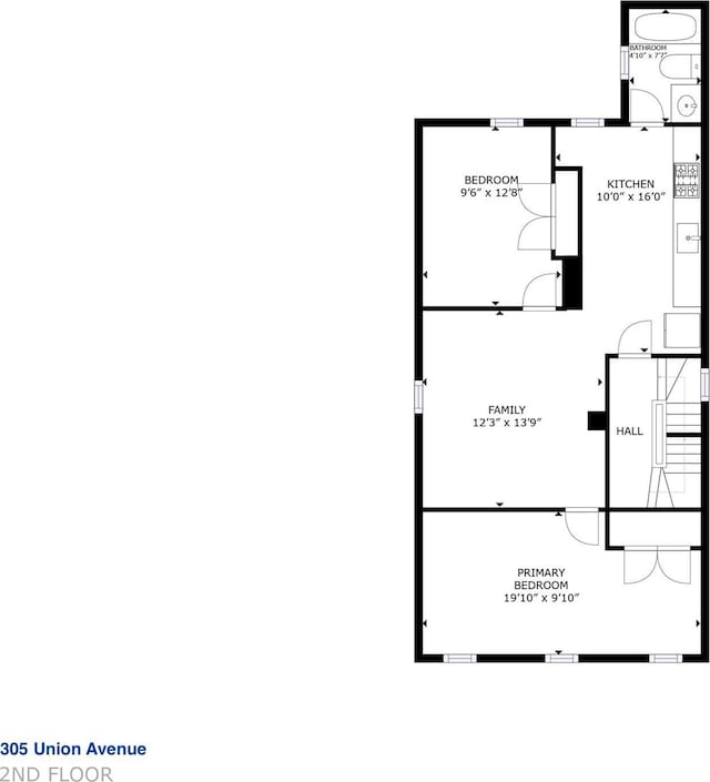 305 Union Ave, New Rochelle, NY 10801 - property floor plan