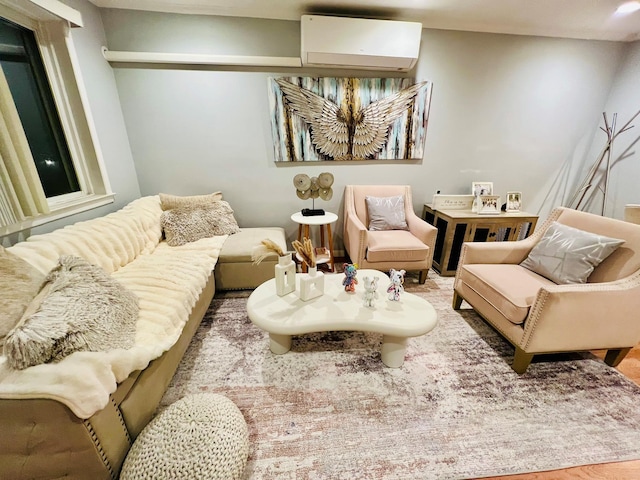 5-41 117th St, College Point, NY 11356 - living area with a wall mounted AC