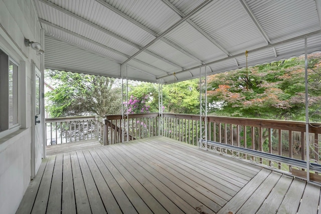 115 Fowler Ave, Yonkers, NY 10701 - view of wooden terrace