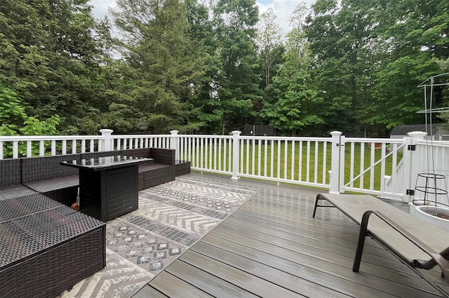 20 Shale Dr, Wappingers Falls, NY 12590 - deck featuring a lawn