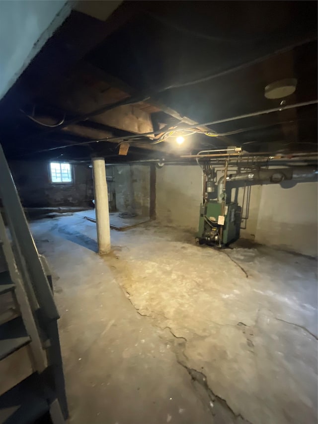 32 Moquette Row S, Yonkers, NY 10703 - basement with a heating unit