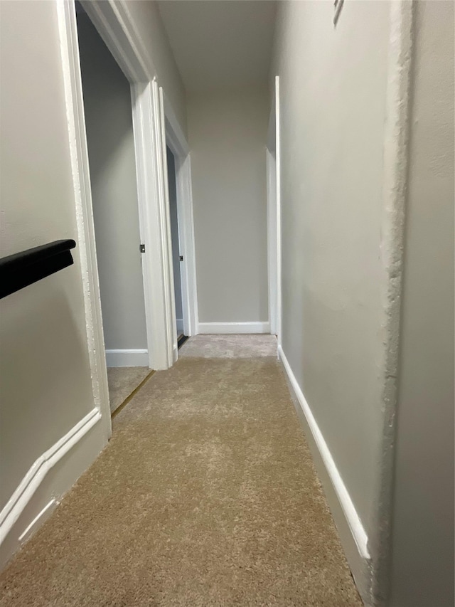 32 Moquette Row S, Yonkers, NY 10703 - hallway featuring carpet and baseboards