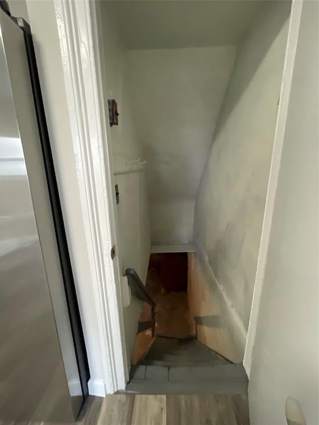32 Moquette Row S, Yonkers, NY 10703 - stairway with wood finished floors