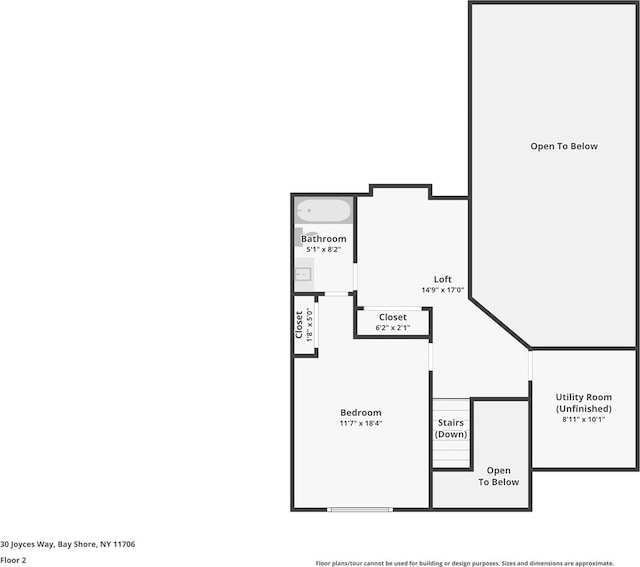 30 Joyces Way, Bay Shore, NY 11706 - property floor plan