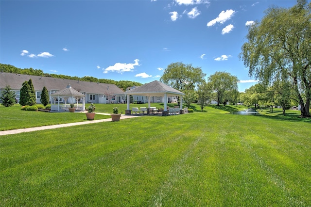 17 Gettysburg Dr Unit 17, Port Jefferson Station, NY 11776 - surrounding community featuring a gazebo and a lawn