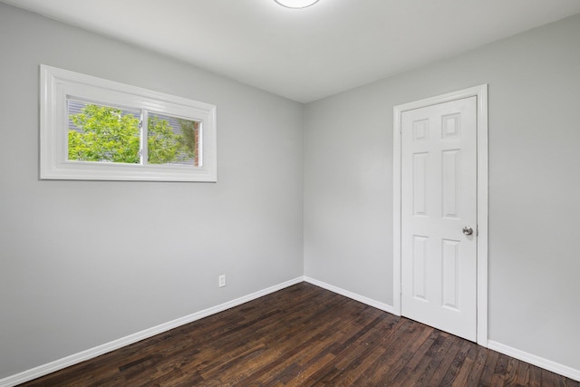 17 21 St Ave, Bay Shore, NY 11706 - spare room featuring baseboards and dark wood-style flooring