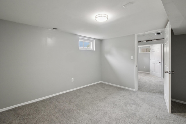 17 21 St Ave, Bay Shore, NY 11706 - below grade area featuring carpet floors and baseboards