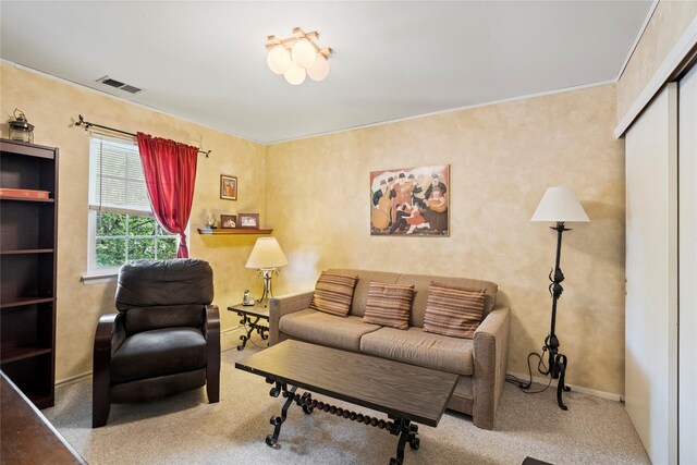 38 The Mews, Syosset, NY 11791 - living room with baseboards and carpet flooring