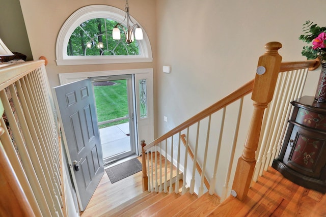 390 Lakeside Rd, Newburgh, NY 12550 - foyer entrance with wood finished floors