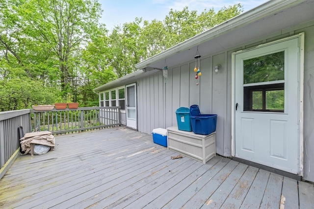 218 Johnson Rd, Wingdale, NY 12594 - view of wooden deck