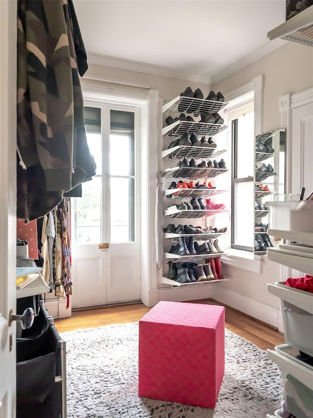 511 Grand Ave, Newburgh, NY 12550 - spacious closet with light wood finished floors