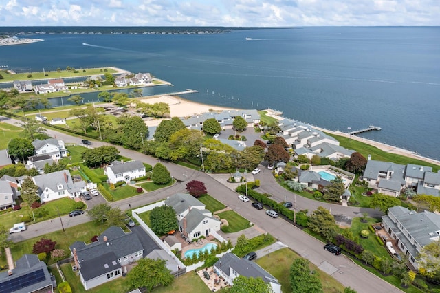 6 W Shore Rd, Bay Shore, NY 11706 - aerial perspective of suburban area with a large body of water