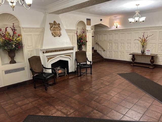 86-10 34th Ave Unit 624, Jackson Heights, NY 11372 - building lobby featuring ornamental molding