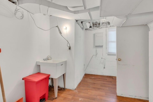 5 E Walnut St, Long Beach, NY 11561 - basement featuring light wood-type flooring