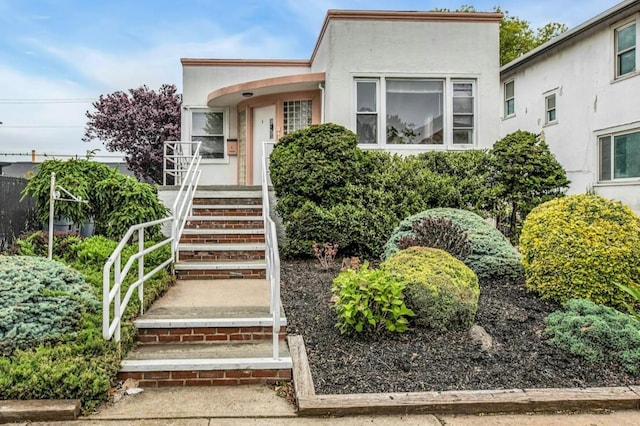 5 E Walnut St, Long Beach, NY 11561 - view of front of house with stucco siding