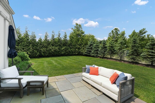 27 Lavender Ln, Rye Brook, NY 10573 - view of patio / terrace featuring outdoor lounge area