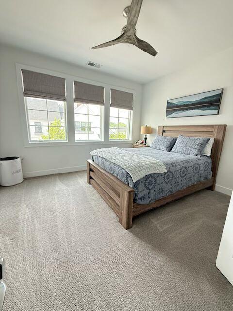 27 Lavender Ln, Rye Brook, NY 10573 - bedroom featuring ceiling fan and carpet floors