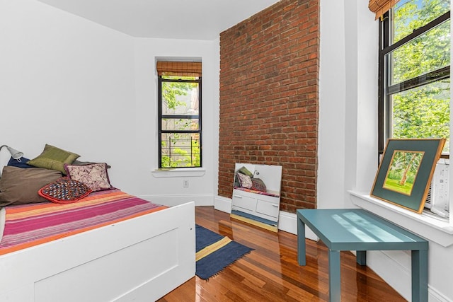 161 W 133rd St, New York Manhattan, NY 10030 - bedroom with wood finished floors and baseboards