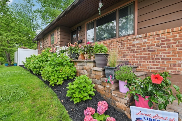 422 Old Bridge Rd, Northport, NY 11768 - exterior space with brick siding