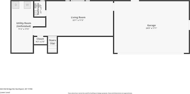 422 Old Bridge Rd, Northport, NY 11768 - floor plan / room layout