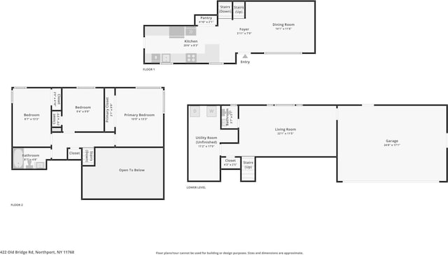 422 Old Bridge Rd, Northport, NY 11768 - home floor plan