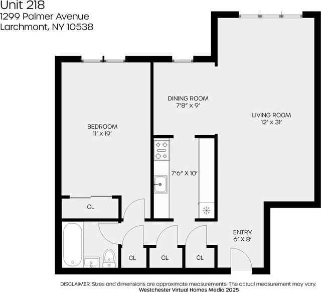 1299 Palmer Ave Unit 218, Larchmont, NY 10538 - property floor plan