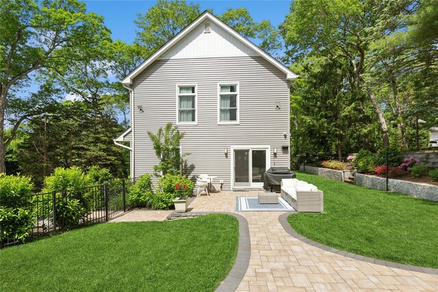 79 Oakside Rd, Smithtown, NY 11787 - rear view of property featuring a patio