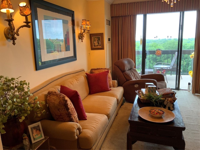 26910 Grand Central Pkwy Unit 8N, Floral Park, NY 11005 - view of carpeted living area