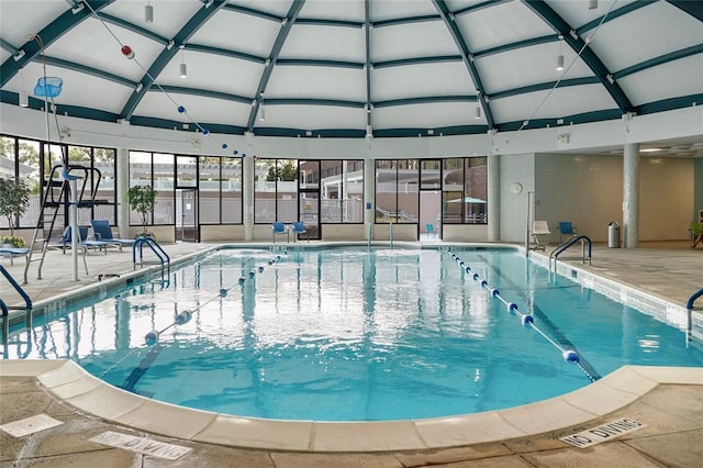 26910 Grand Central Pkwy Unit 8N, Floral Park, NY 11005 - view of indoor pool