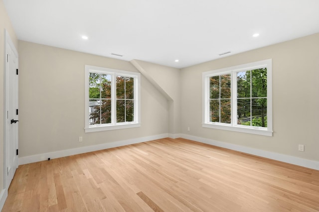 2 Lavender Ln, Rye, NY 10580 - unfurnished room with light wood-style floors, baseboards, and recessed lighting