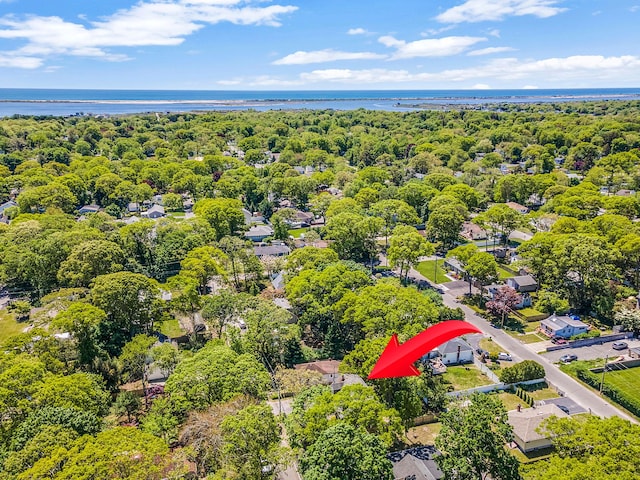 218 Beaver Dr, Mastic Beach, NY 11951 - bird's eye view of a nearby body of water
