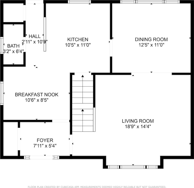 1A Ward St, Suffern, NY 10901 - floor plan / room layout