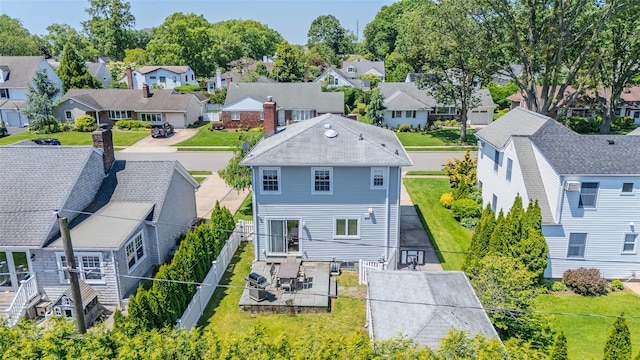 11 Spruce St, Garden City, NY 11530 - aerial perspective of suburban area