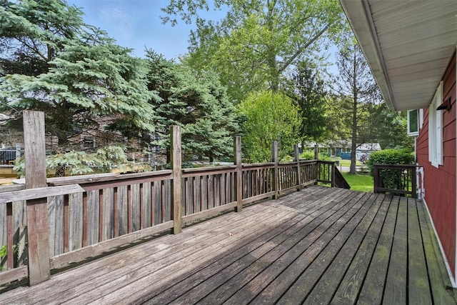 55 Stephanie Ln, Poughkeepsie, NY 12603 - view of wooden deck