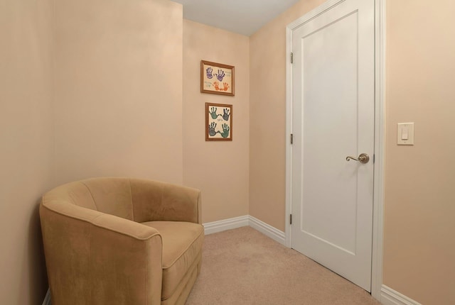 1270 N Ave Unit 3A, New Rochelle, NY 10804 - sitting room featuring carpet and baseboards