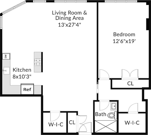 1270 N Ave Unit 3A, New Rochelle, NY 10804 - room layout