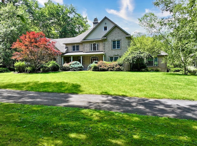 75 Susan Ln, Circleville, NY 10919 - traditional-style home featuring a chimney and a front yard
