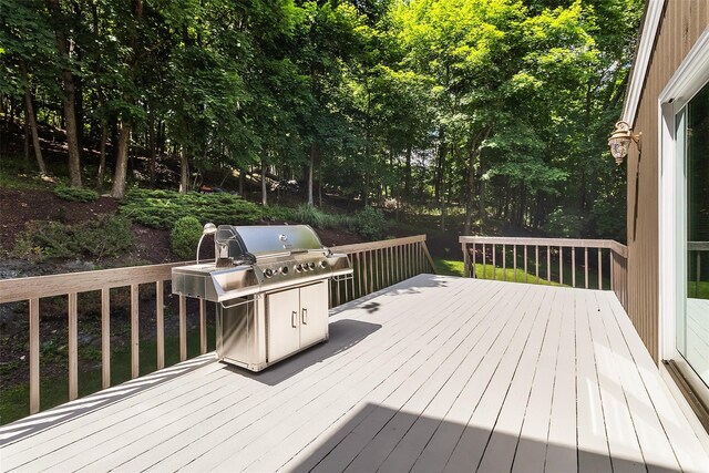 96 Cherry Hill Ct, Briarcliff Manor, NY 10510 - wooden deck featuring area for grilling