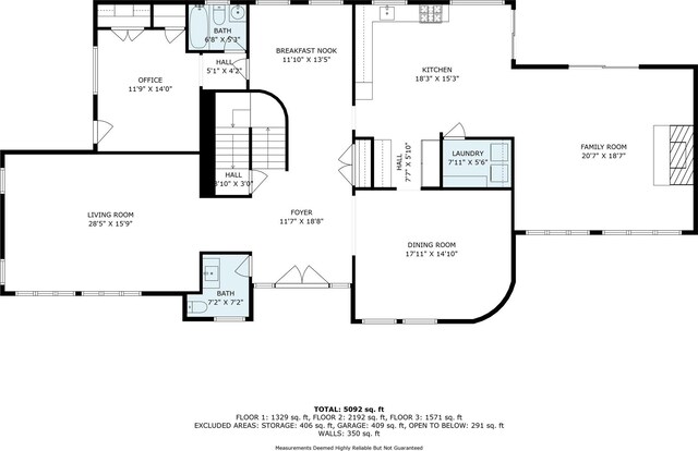 96 Cherry Hill Ct, Briarcliff Manor, NY 10510 - floor plan / room layout