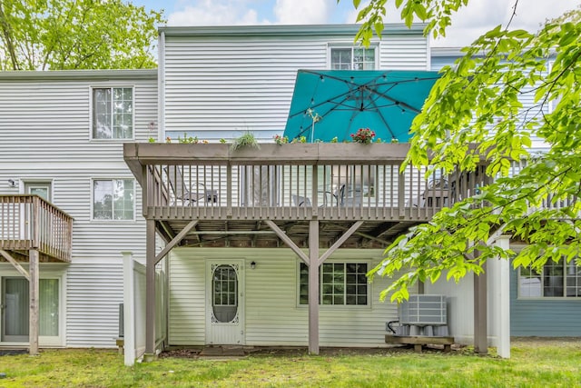 2103 Kings Way Unit 2103, Carmel, NY 10512 - rear view of house featuring a deck