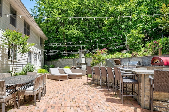 70A Davis Rd, Port Washington, NY 11050 - view of patio / terrace featuring exterior bar