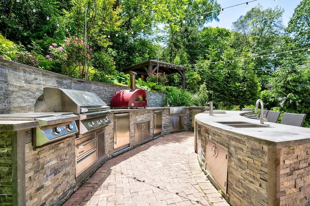 70A Davis Rd, Port Washington, NY 11050 - view of patio / terrace featuring a sink
