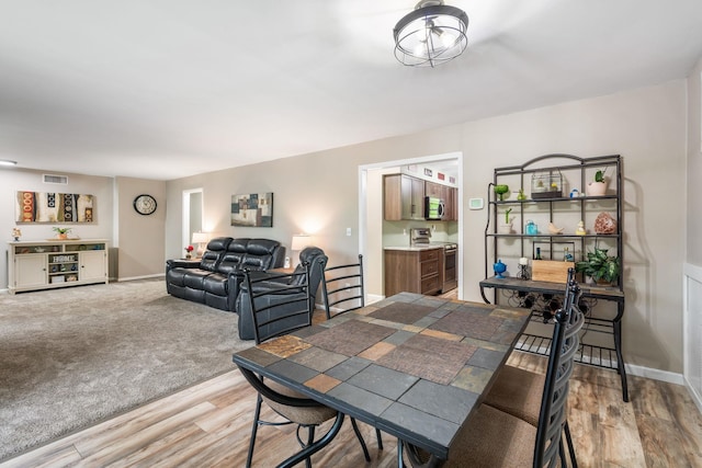 1024 Plains Rd, Wallkill, NY 12589 - dining space with light wood-type flooring and baseboards