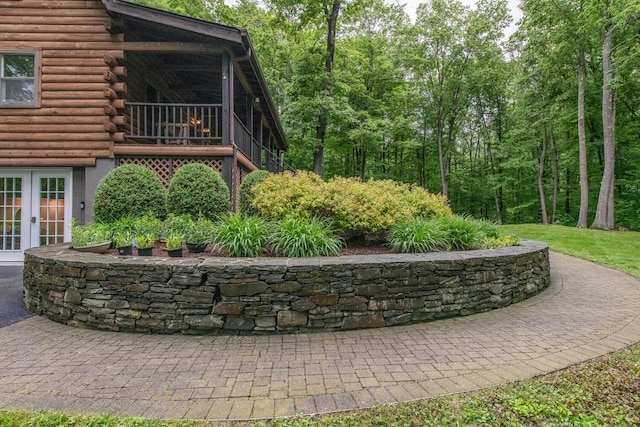 1206 Hollow Rd, Clinton Corners, NY 12514 - view of patio / terrace with french doors