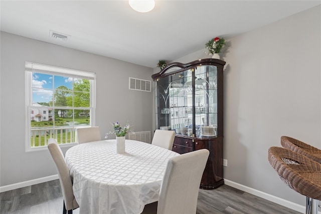 241 Fairview Cir, Middle Island, NY 11953 - dining space with wood finished floors and baseboards