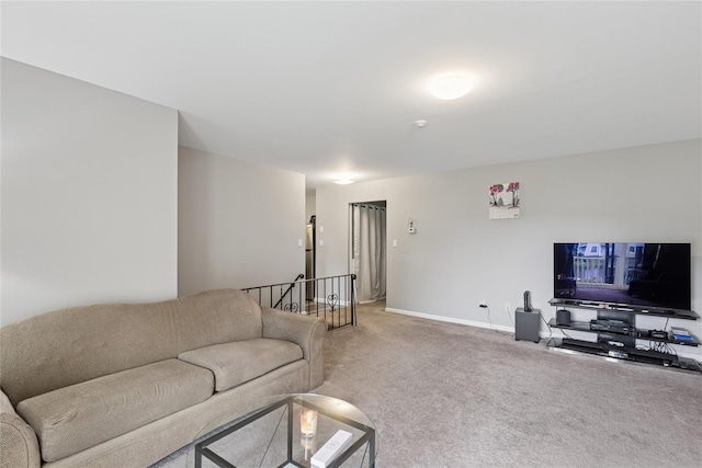 241 Fairview Cir, Middle Island, NY 11953 - living room with carpet and baseboards