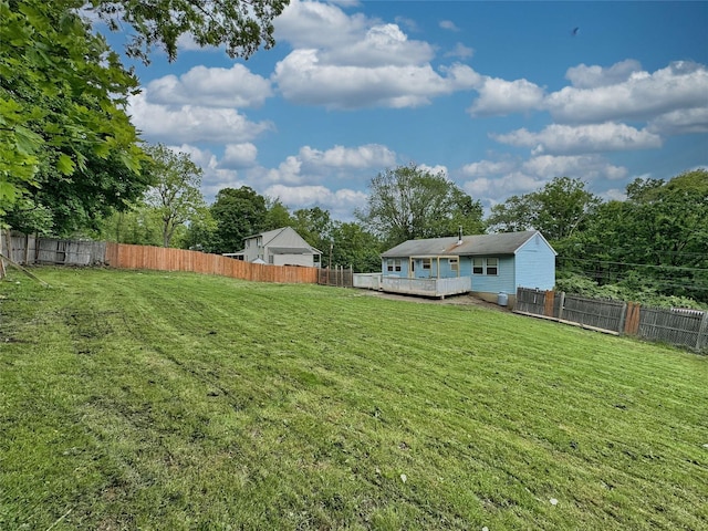 285 Riley Rd, New Windsor, NY 12553 - view of yard with a wooden deck